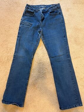 Cowgirl Tuff Dark Blue Boot Cut Jeans